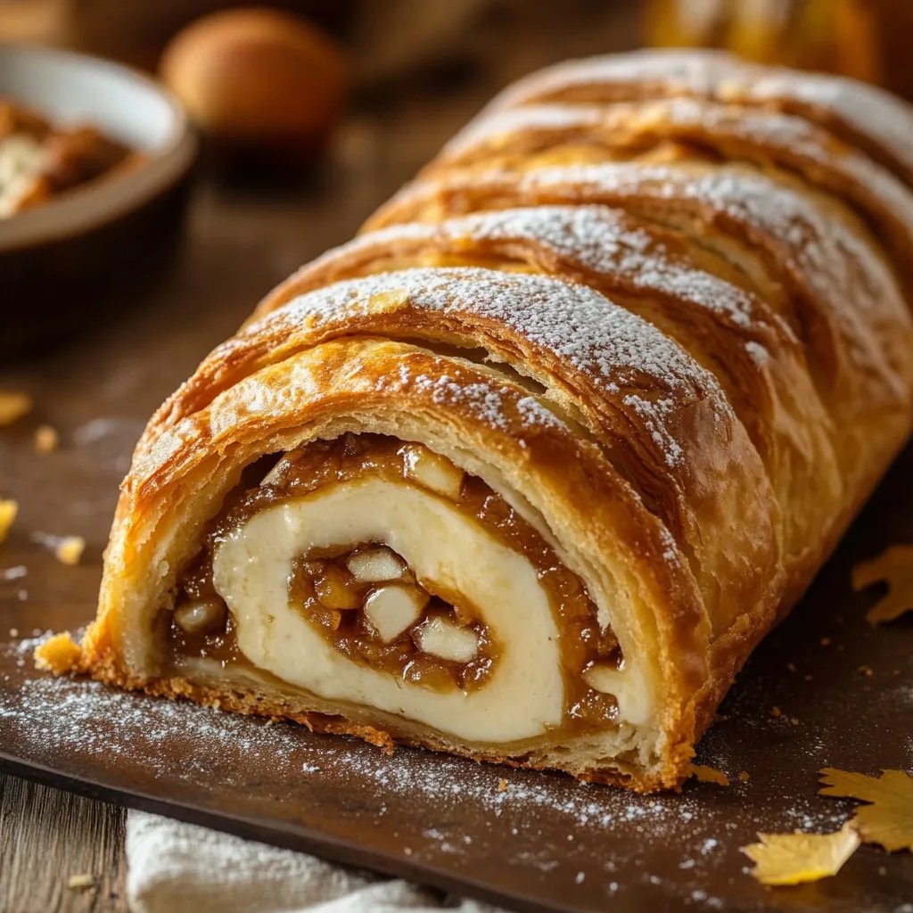 Apfel-Dumpling Rezept: Einfaches Croissant-Dessert