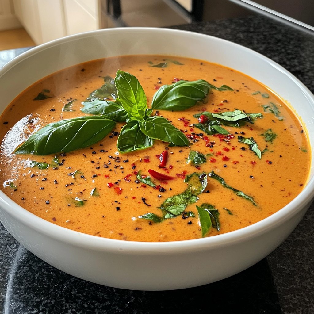 Tomatensuppe mit Chili