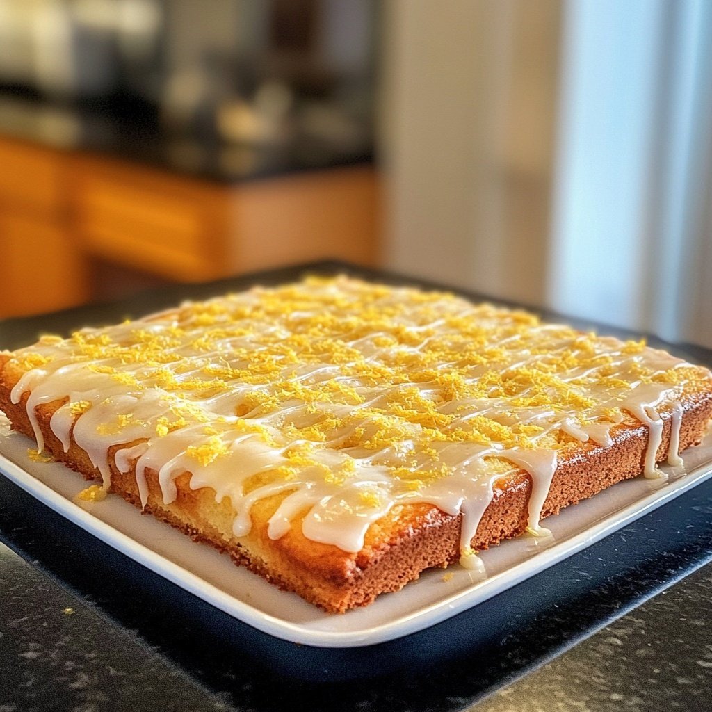 Zitronenkuchen einfach & schnell