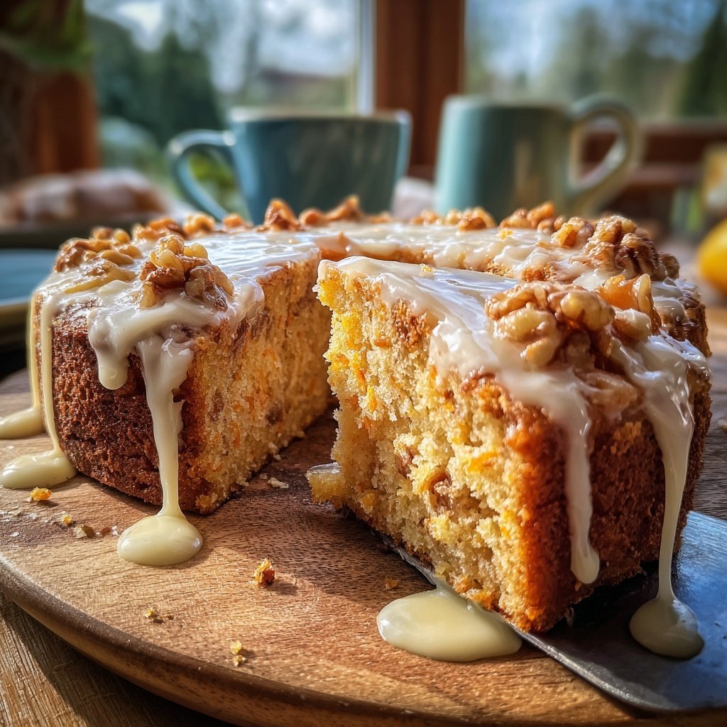 Karottenkuchen Mit Walnüssen