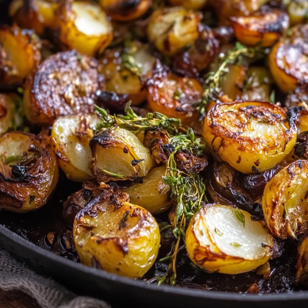 Herbstlicher Rosenkohl aus dem Backofen