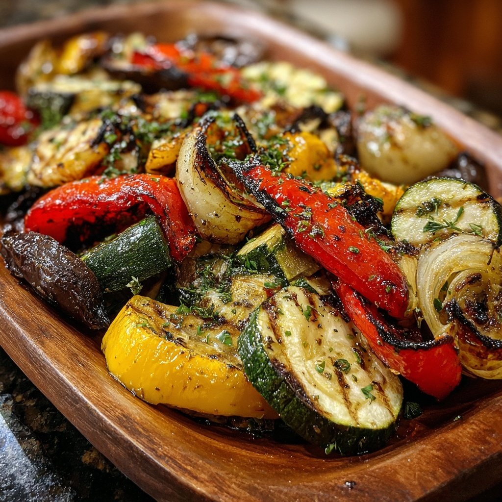 Grill Gemüse Mit Olivenöl