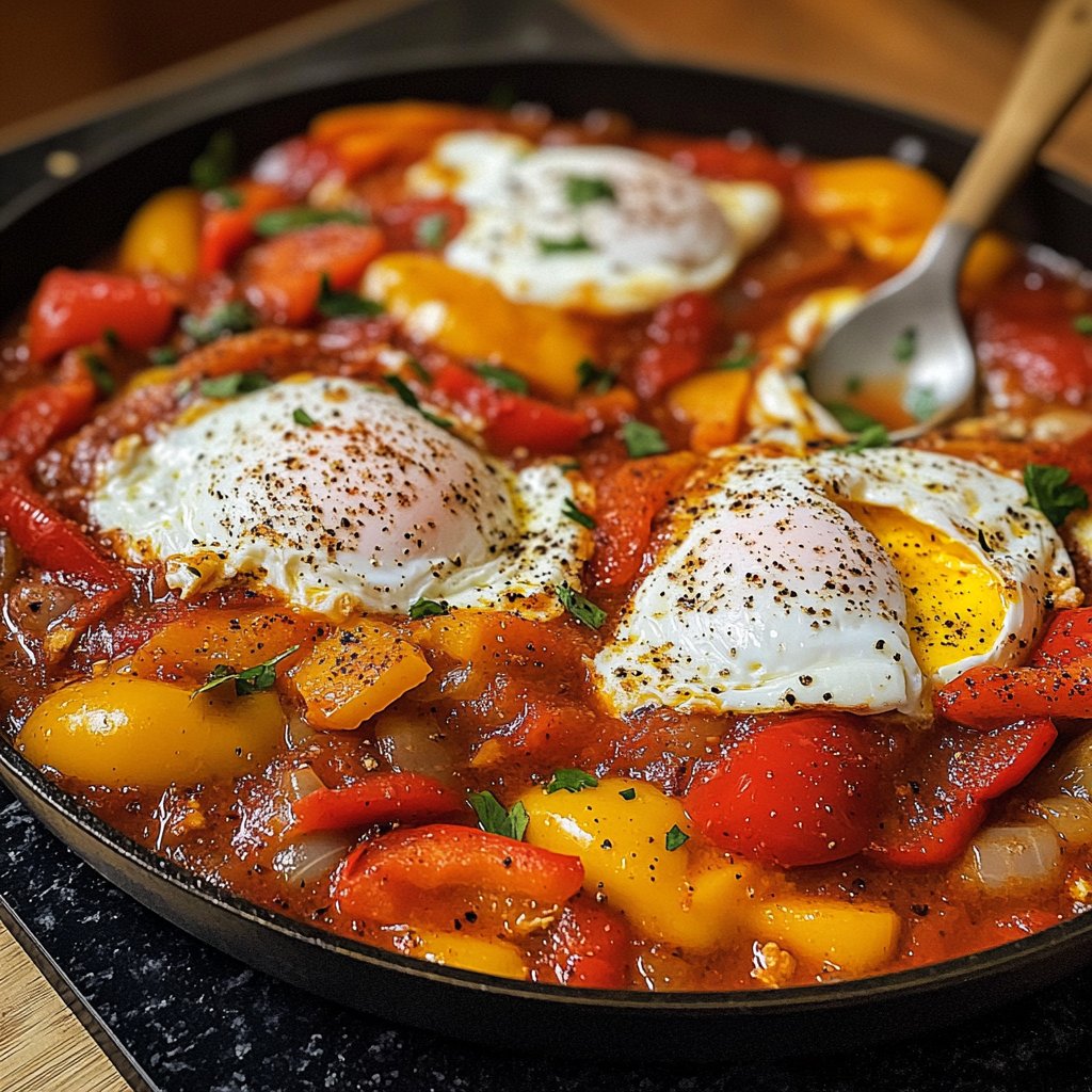 Shakshuka mit Paprika