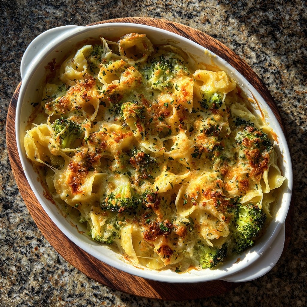 Brokkoli Nudelauflauf Mit Käse